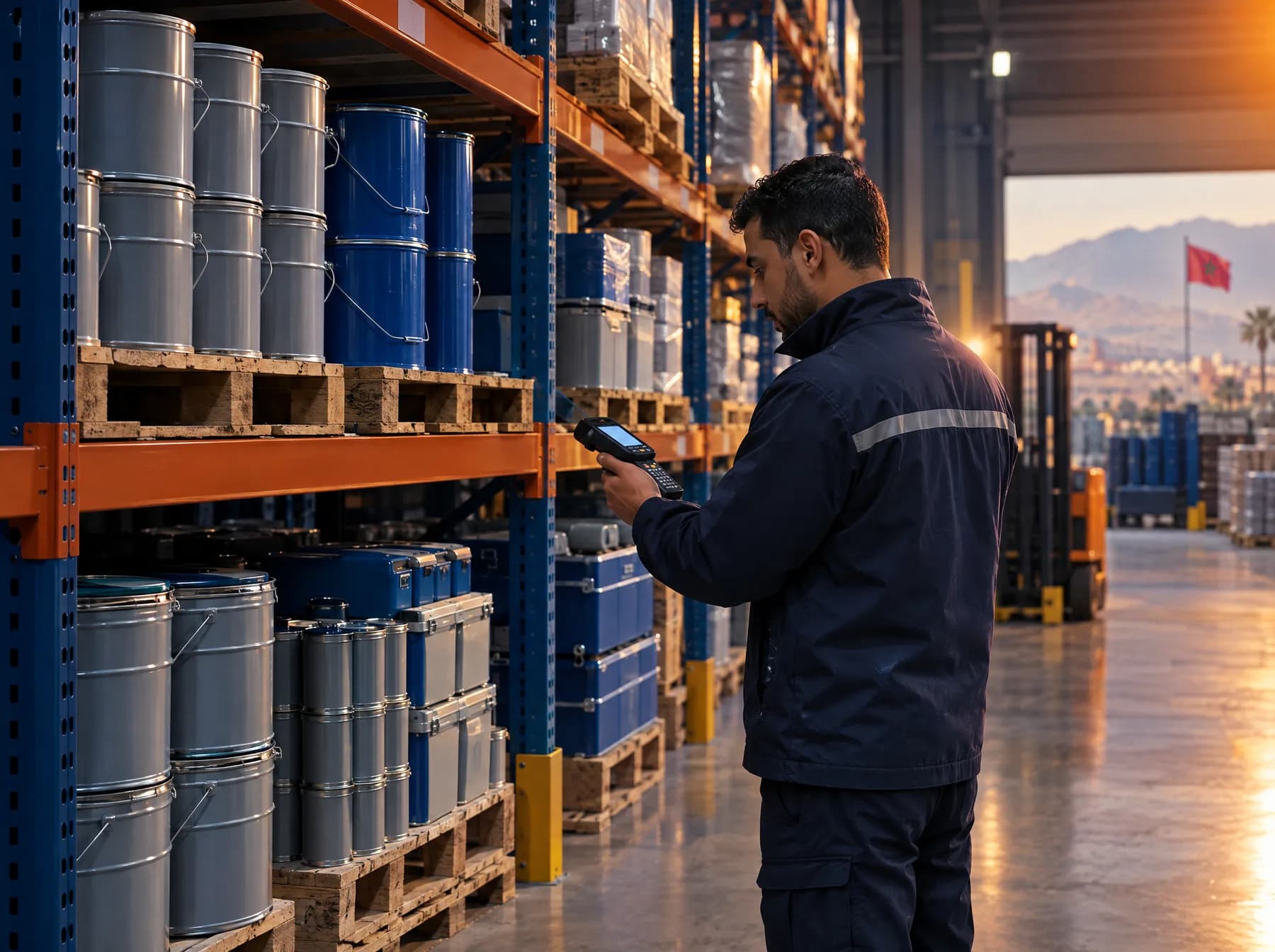 Entrepôt de stockage des produits Belzona au Maroc